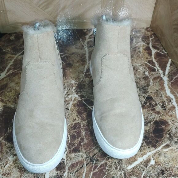 Kenneth Cole Reaction Beige High-Top Sneakers - Picture 8 of 9